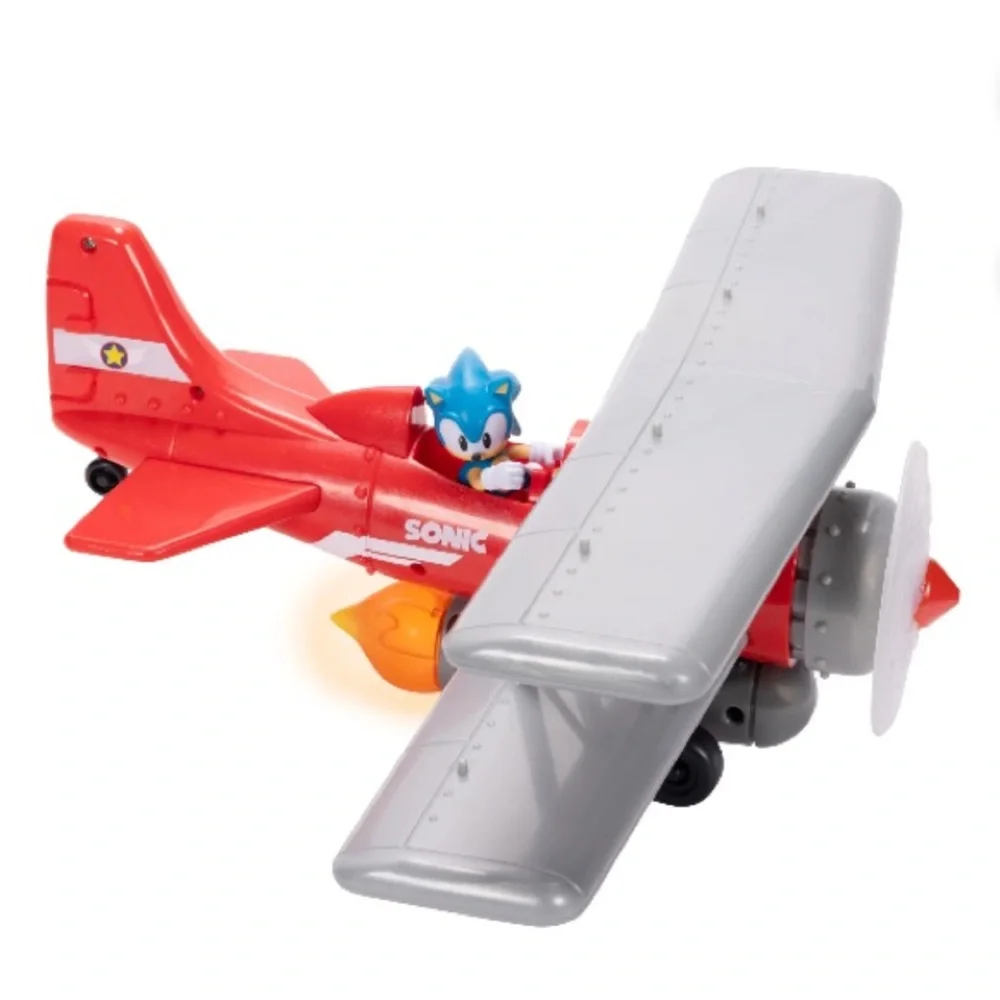 Sonic the Hedgehog Tornado Biplane with Sonic Figure